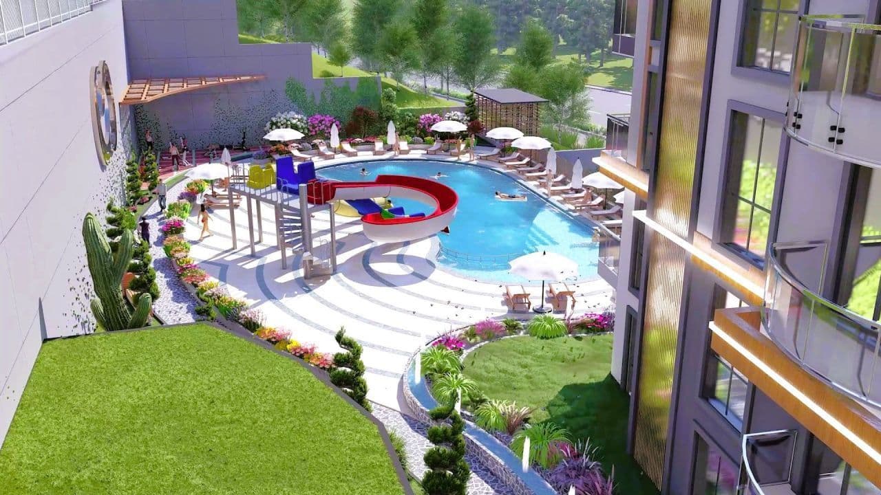 Квартира в Алании, Турция, 50 м2, фото 5