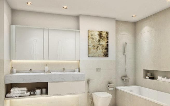 Элитные апартаменты с панорамным видом в резиденции Creekside 18 с бассейнами и тренажерным залом рядом с гаванью, Dubai Creek Harbour, ОАЭ, фото 4