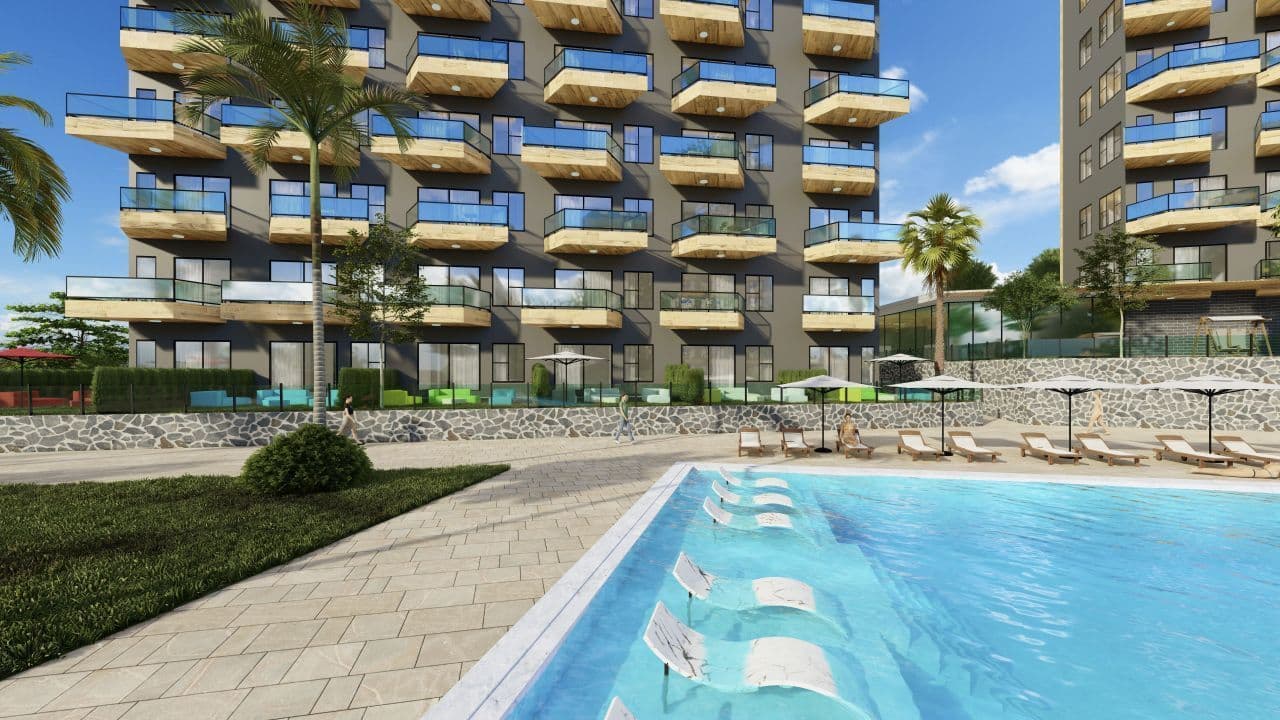 Апартаменты в Авсалларе, Турция, 50 м2