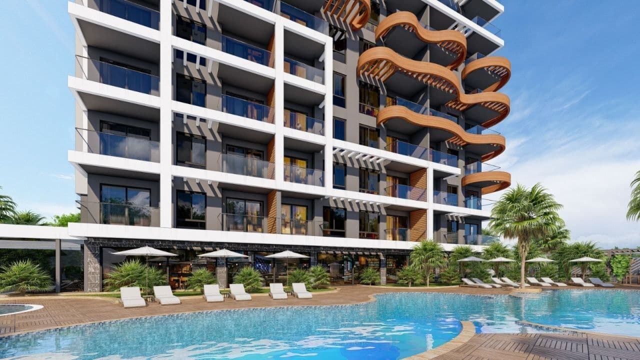 Квартира в Авсалларе, Турция, 55 м2