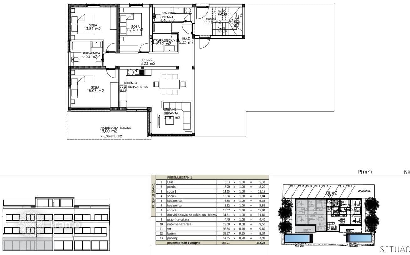 Продажа, новостройка, Привлака, 4С, бассейн, сад, фото 3