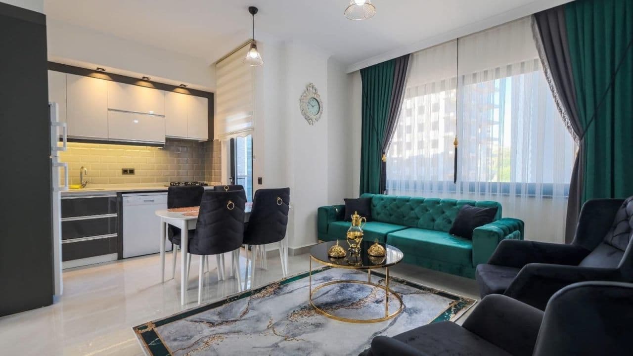 Квартира в Алании, Турция, 55 м2, фото 4