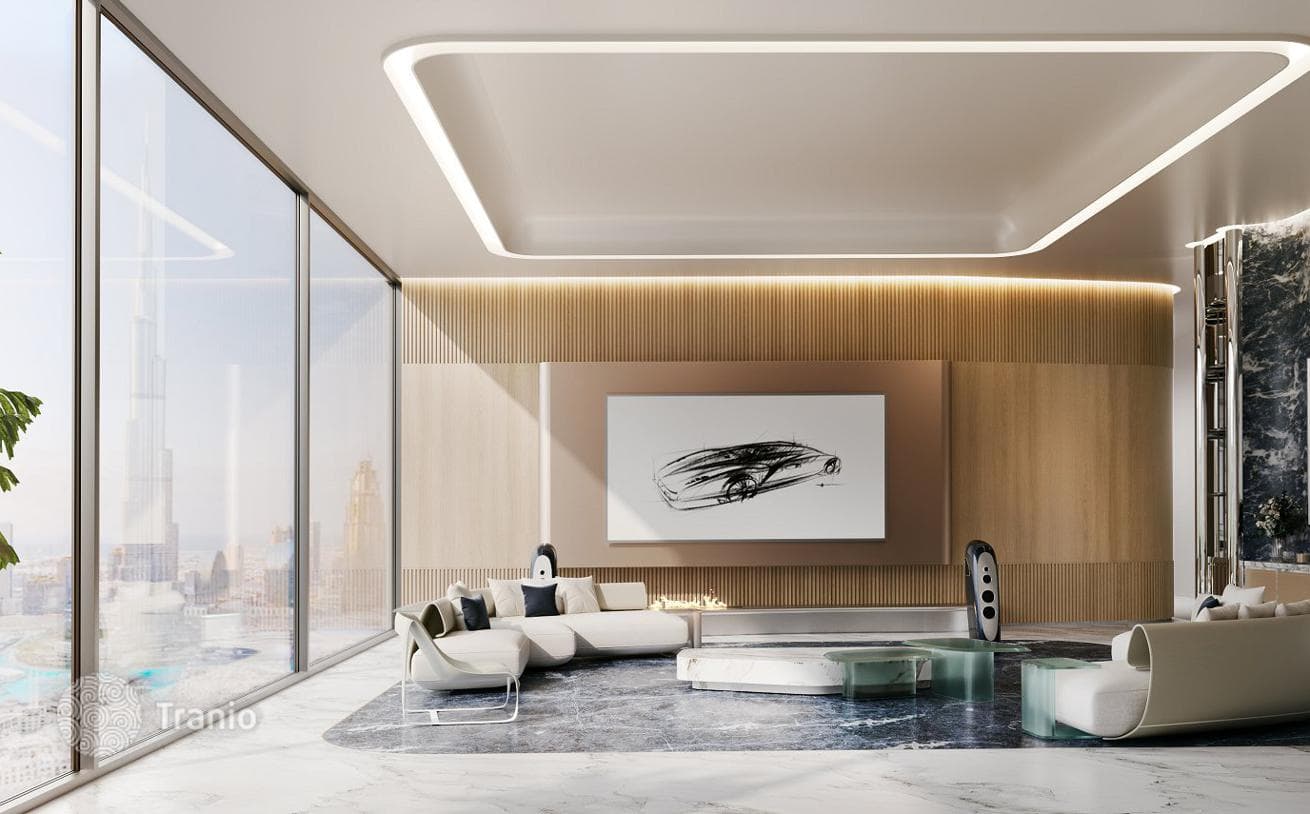 Высотный жилой комплекс Bugatti Residences с собственным пляжем рядом с яхт-клубом, Business Bay, Дубай, ОАЭ, фото 2