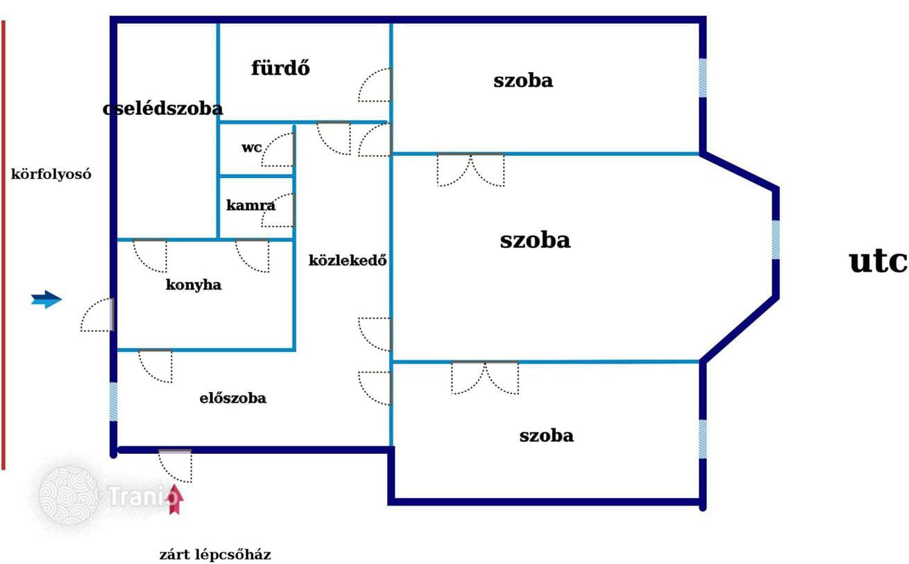 3-комнатная квартира 102 м² в Районе VII (Эржебетвароше), Венгрия