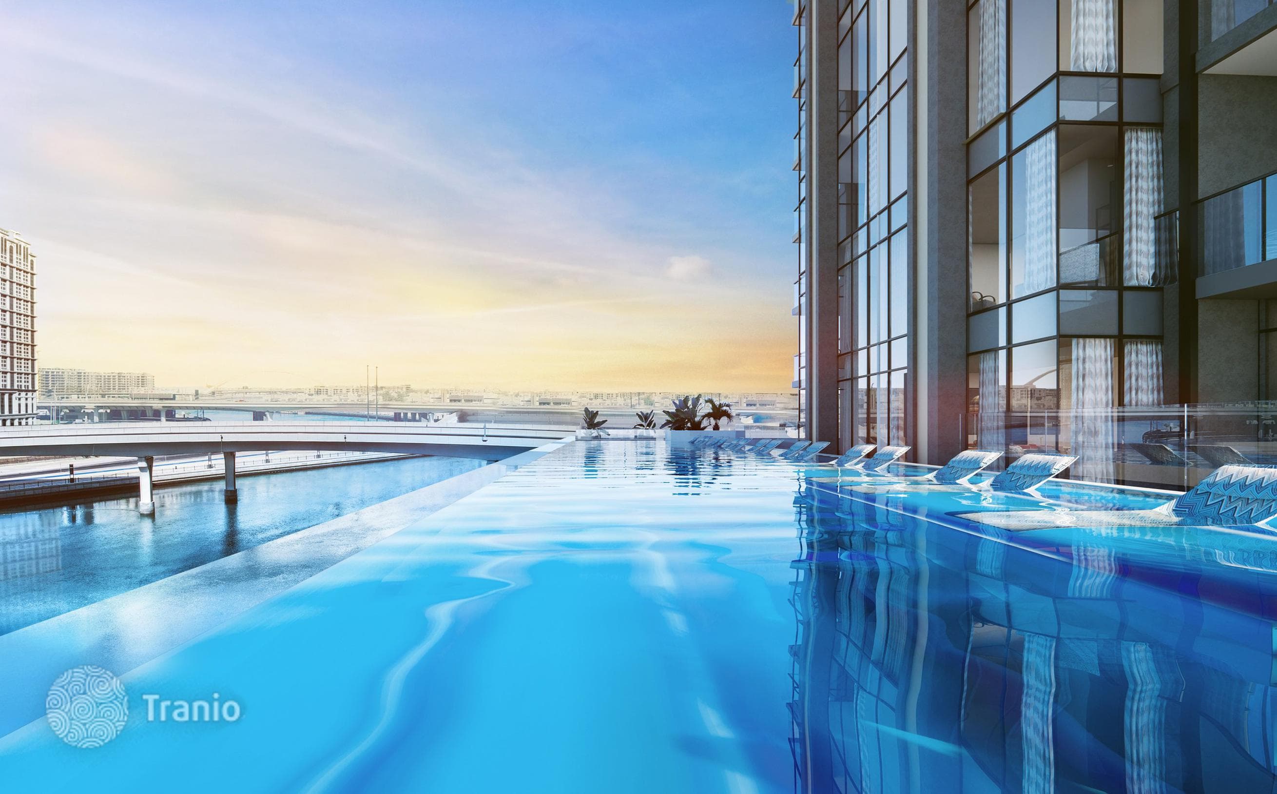 Жилой комплекс Urban Oasis от итальянского дизайнера, на берегу водного канала, с видом на город, Business Bay, Дубай, ОАЭ, фото 5