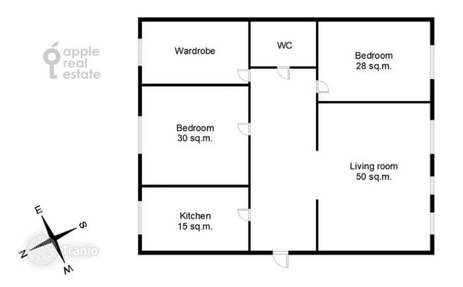 4-комнатная квартира 156 м² в районе Хамовники, Россия, фото 4