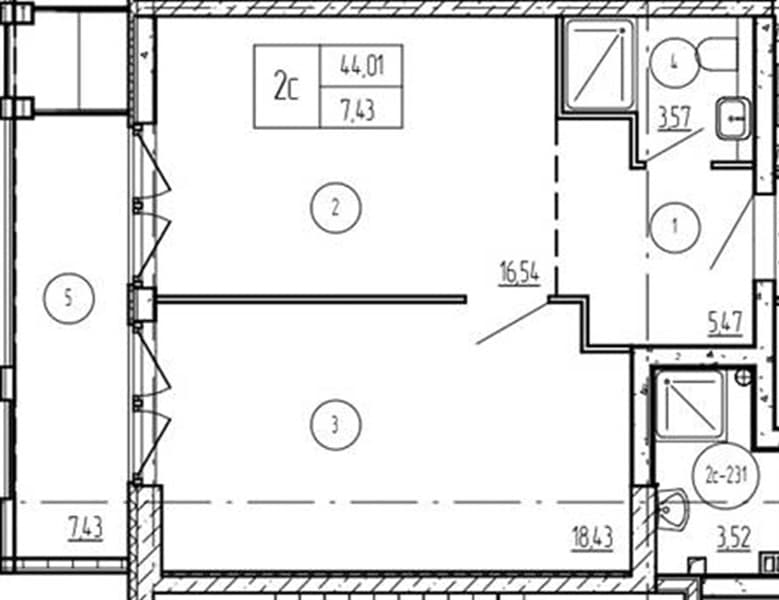 1 к. квартира 50.15 кв. м, 8/9 этаж. ЖК Лучи. Azimut Park Hotel Family, Анапа, Россия