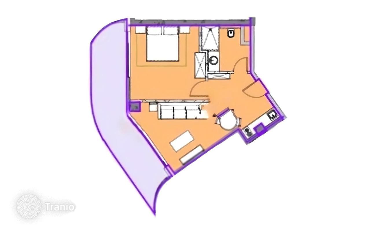 2 комнатная квартира 48 м². Рассрочка 0%.