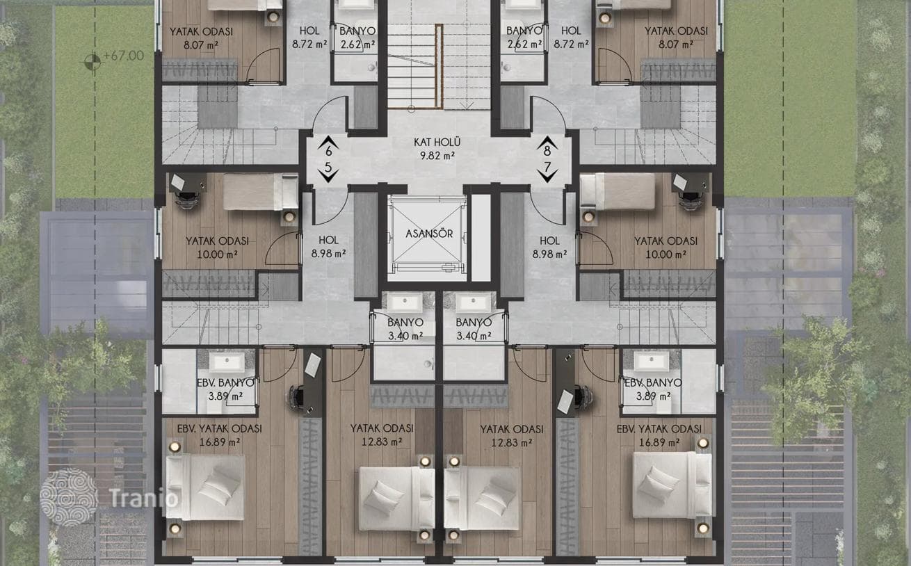 3-комнатная квартира 177 м² в Сарыере, Турция, фото 3