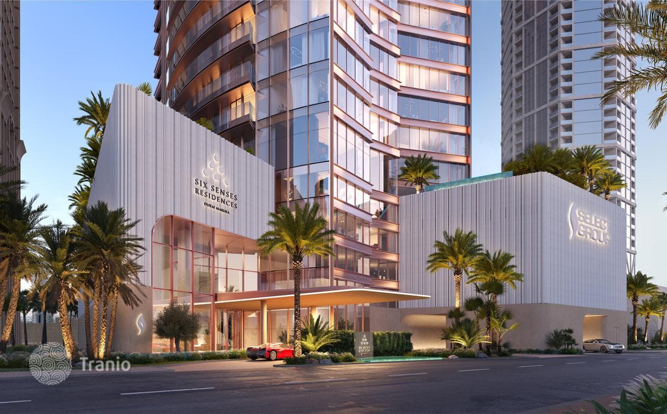 Апартаменты класса люкс под брендом отеля Six Senses в престижной локации Dubai Marina, Дубай, ОАЭ, фото 4