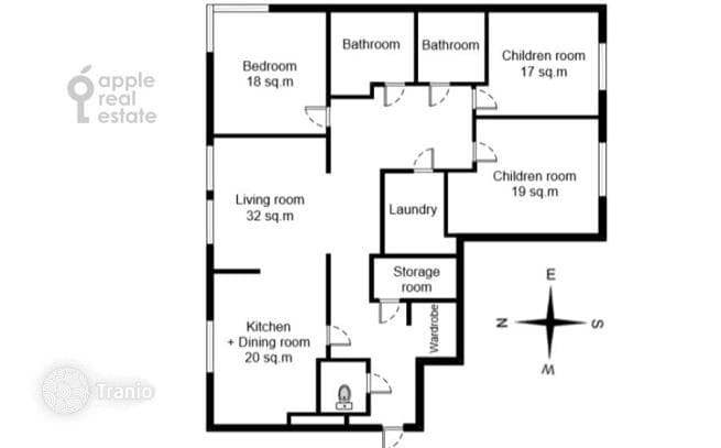 4-комнатная квартира 159 м² в Хорошёвском районе, Россия, фото 3