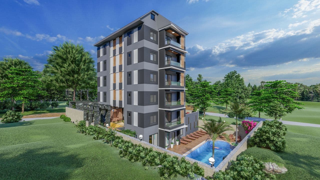Квартира в Авсалларе, Турция, 50 м2