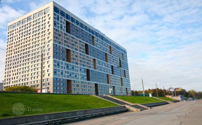 Жилой комплекс прямо на берегу Невы у Речного вокзала, Санкт-Петербург, Россия