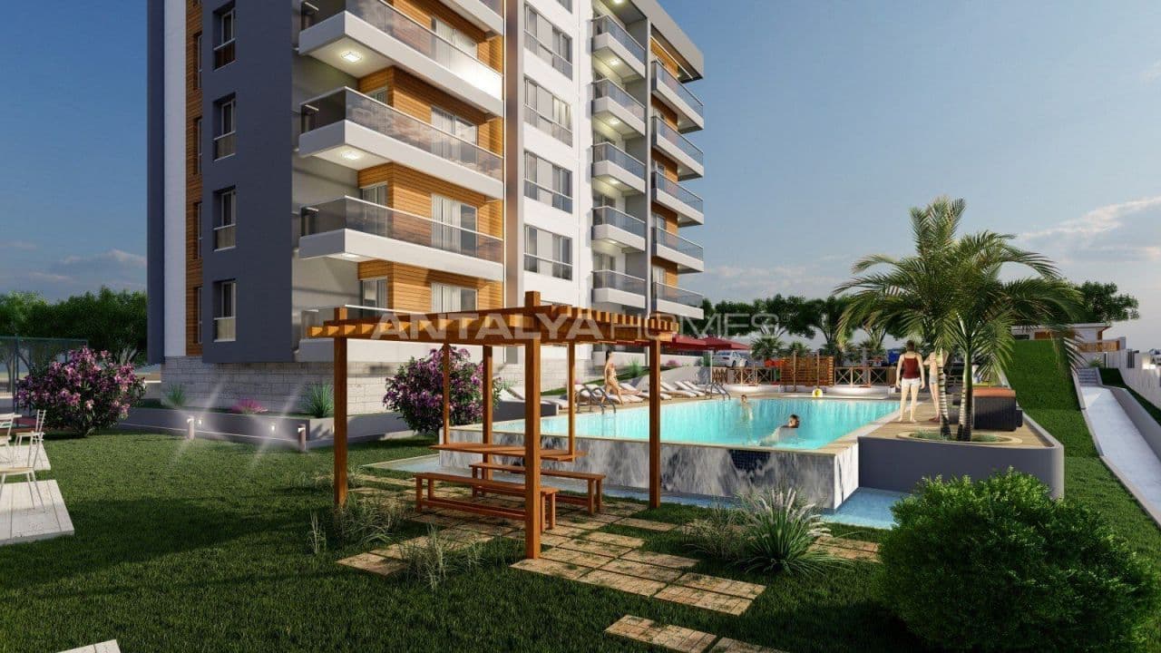 Апартаменты в Анталии, Турция, 48 м2