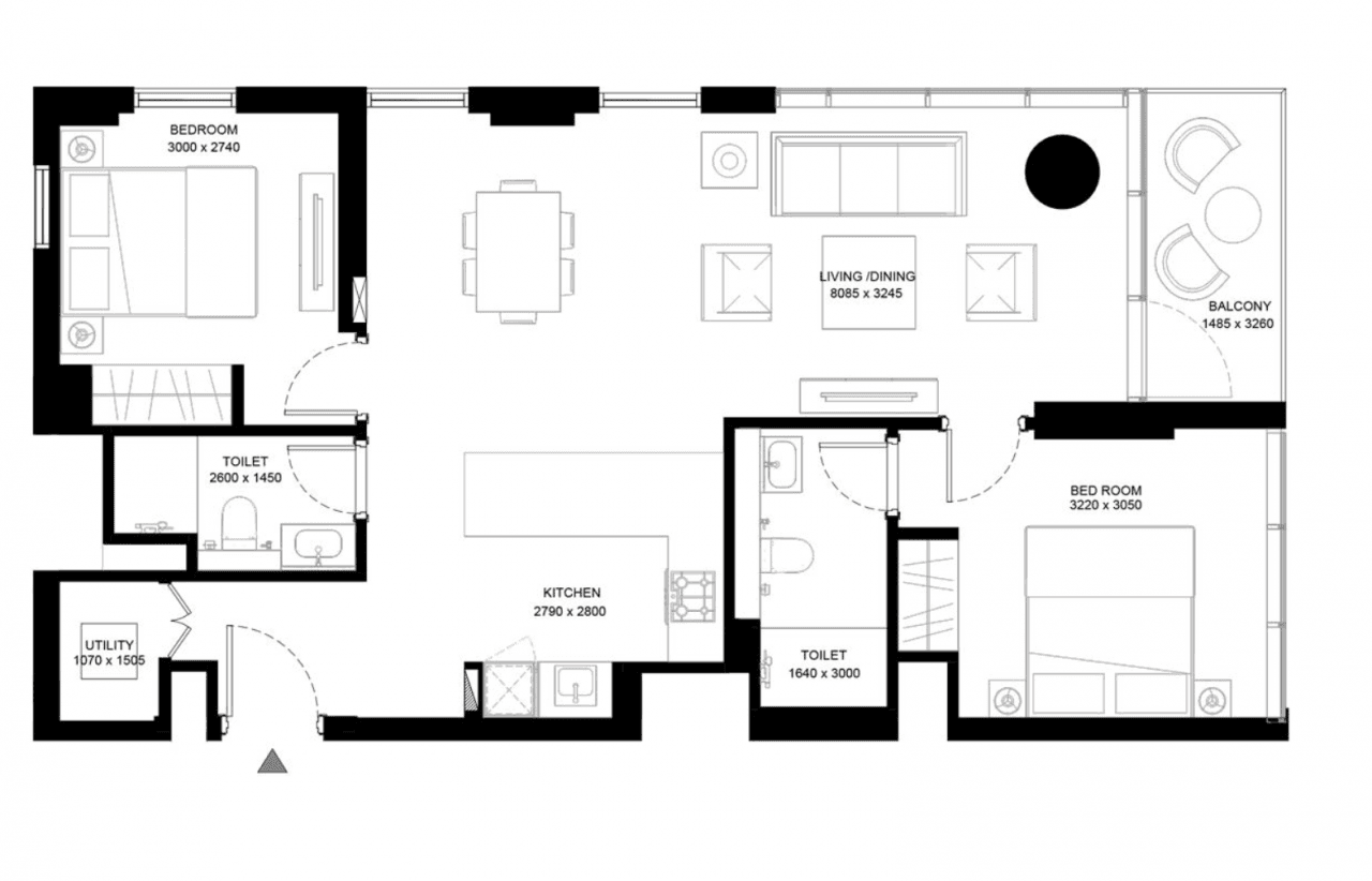 Апартаменты в Дубае, ОАЭ, 60 м2, фото 3