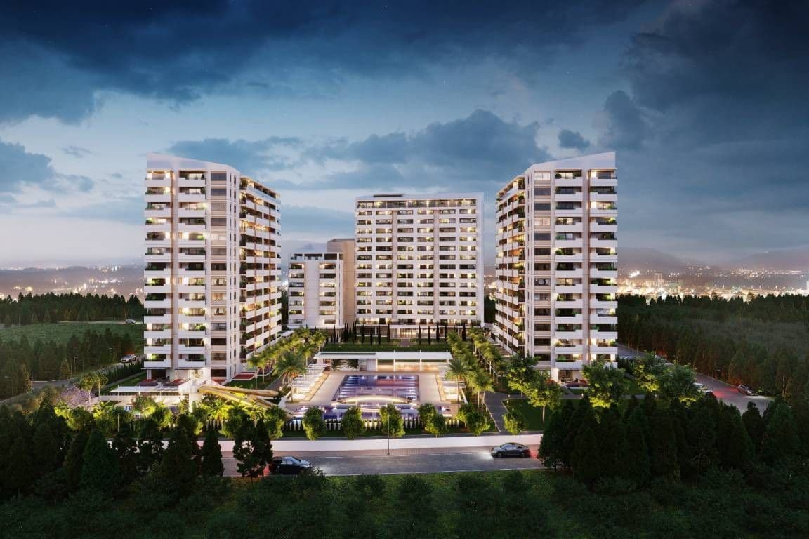 Апартаменты в Мерсине, Турция, 43 м2