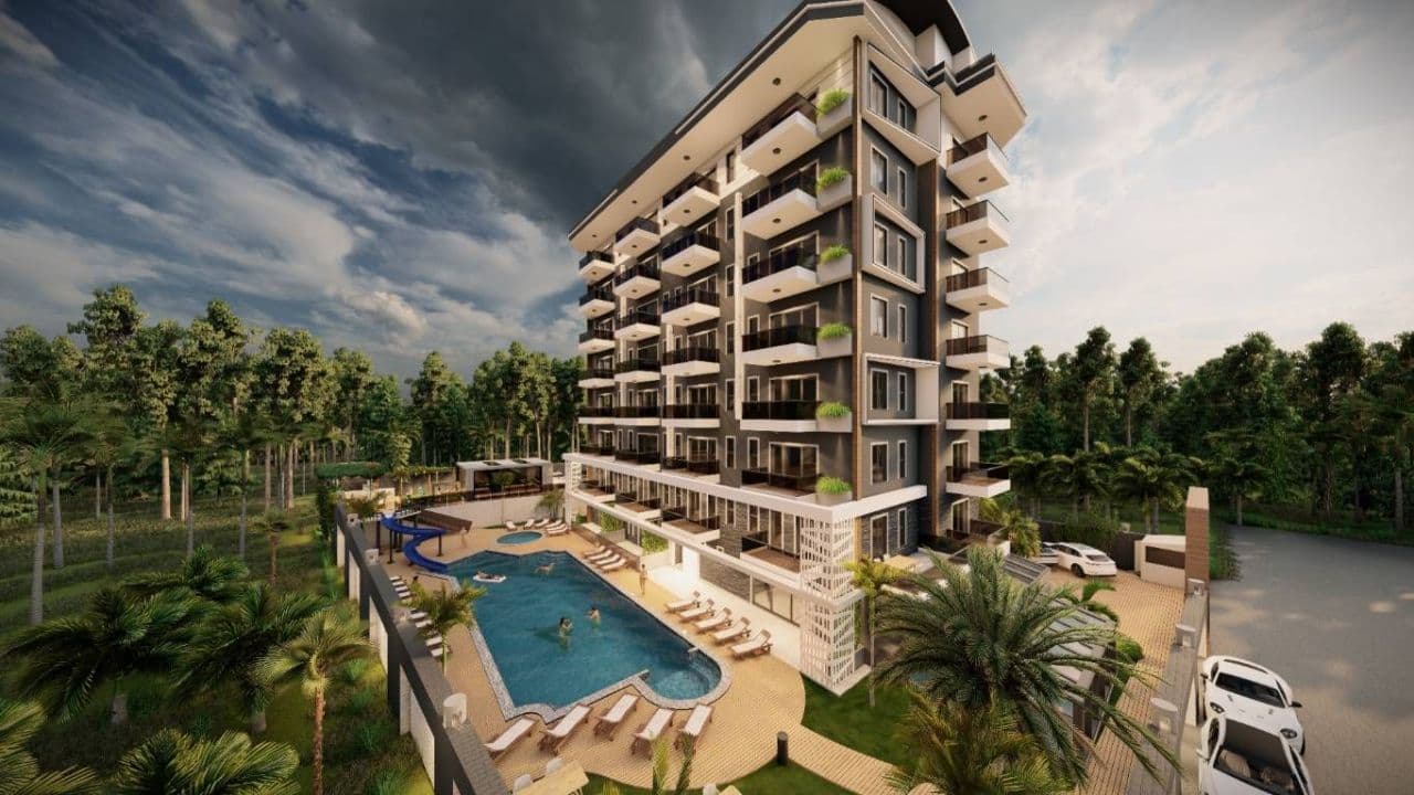 Квартира в Авсалларе, Турция, 55 м2