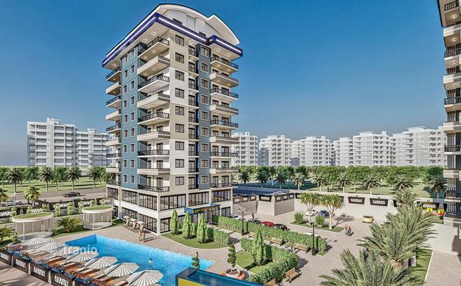 Апартаменты в современном жилом комплексе, Авсаллар, Турция, фото 3