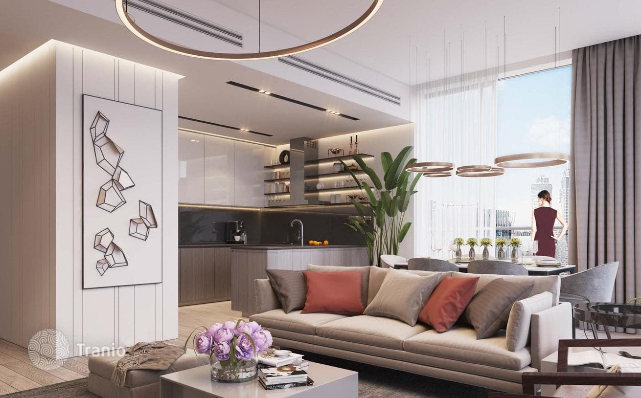 Высотная резиденция Ahad Residences рядом с пляжем и станцией метро, в центре района Business Bay, Дубай, ОАЭ, фото 2