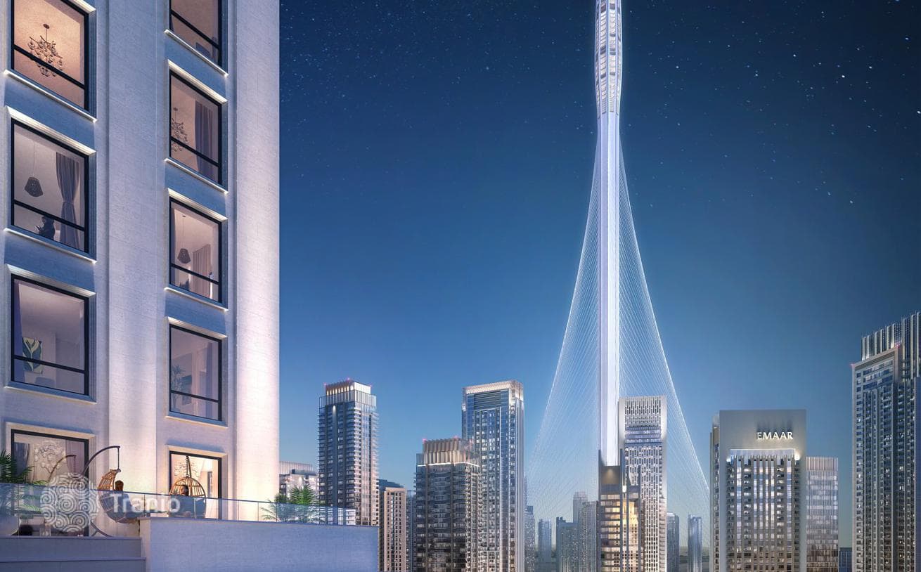 Просторные апартаменты в резиденции Vida Residences Creek с ресторанами, бассейном и спа прямо на пляже, Creek Harbour, Дубай, ОАЭ, фото 5