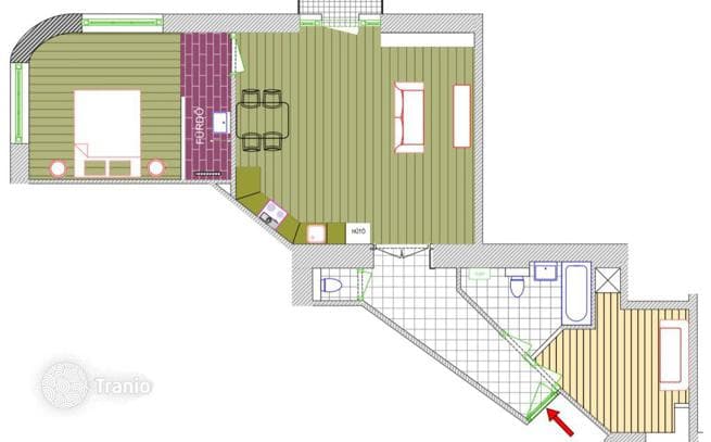 3-комнатная квартира 64 м² в Районе VI (Терезвароше), Венгрия