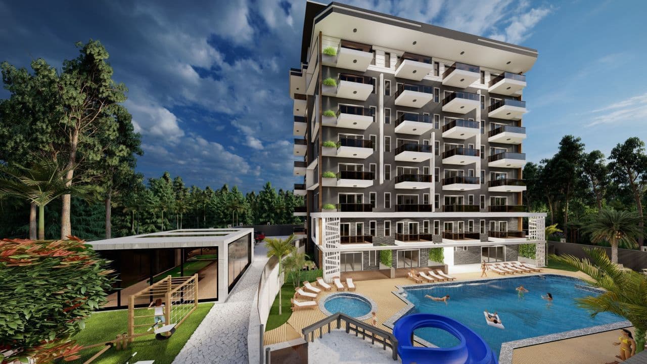 Квартира в Авсалларе, Турция, 55 м2
