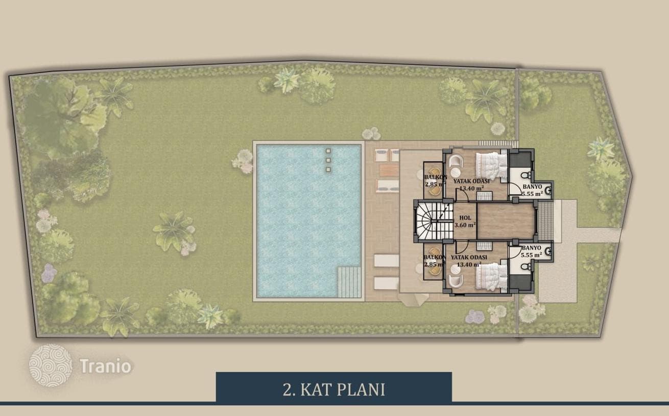 4-комнатная вилла 302 м² в Гёджеке, Турция, фото 2