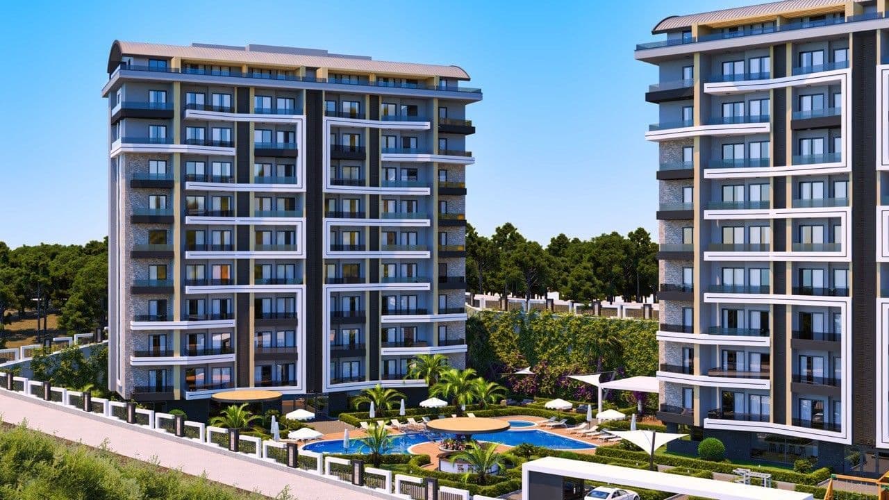 Квартира в Авсалларе, Турция, 52 м2, фото 2