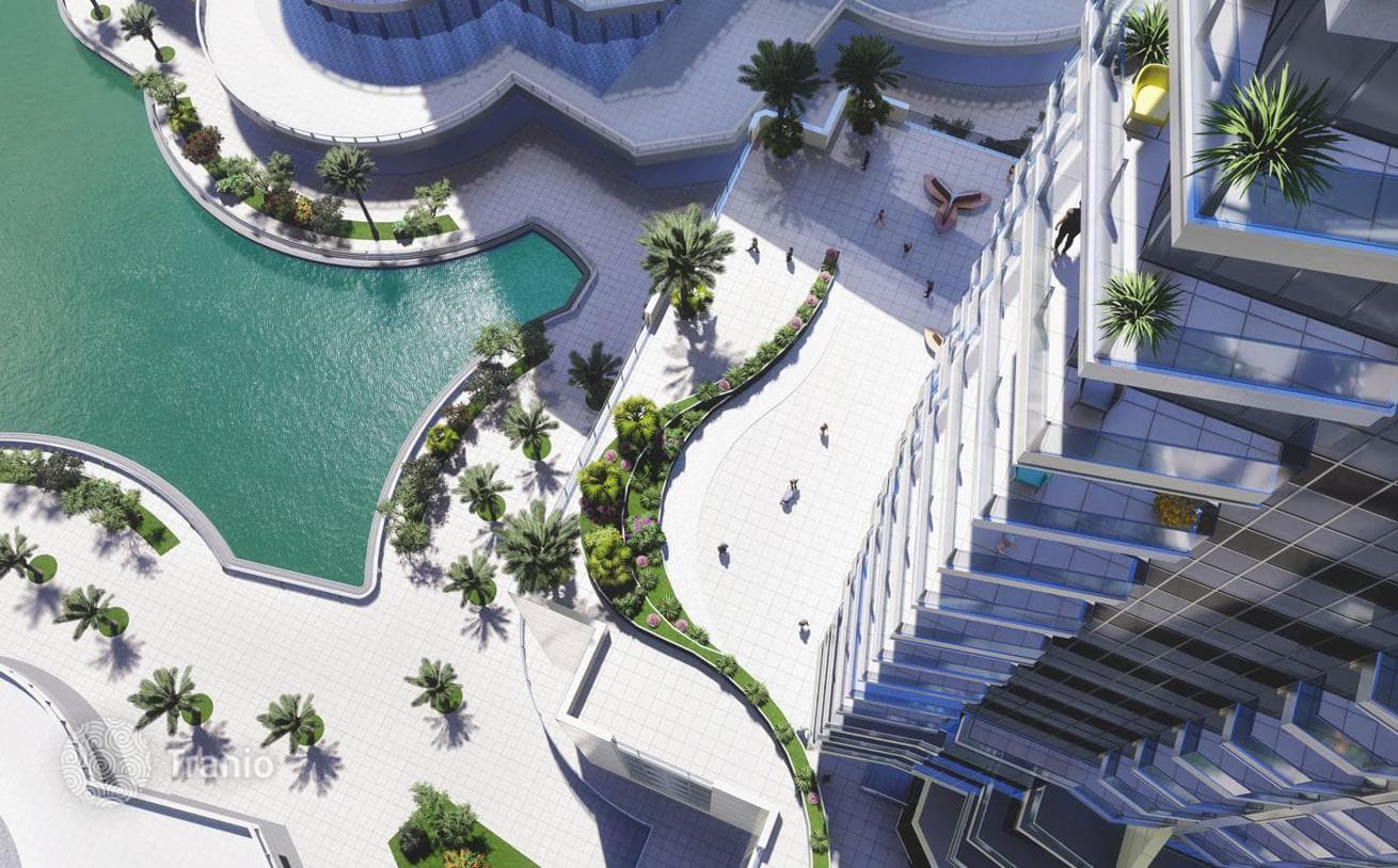 Новая резиденция Golf Views Seven City с бассейнами, торговым центром и коворкингом, JLT, Дубай, ОАЭ, фото 2
