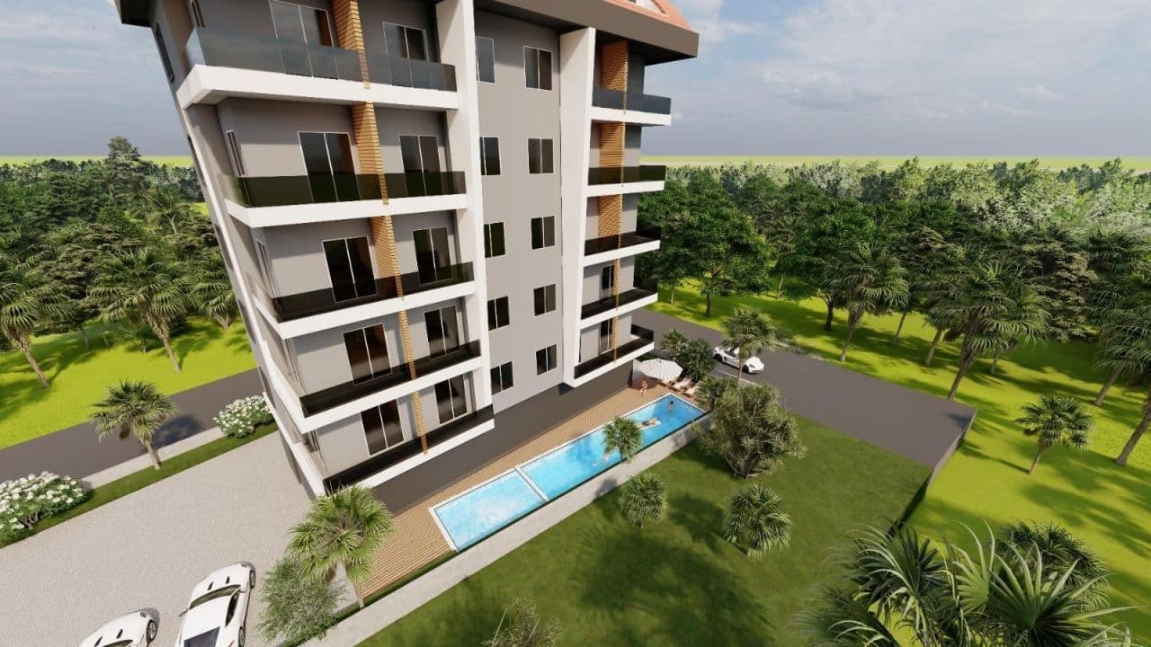 Квартира в Авсалларе, Турция, 55 м2