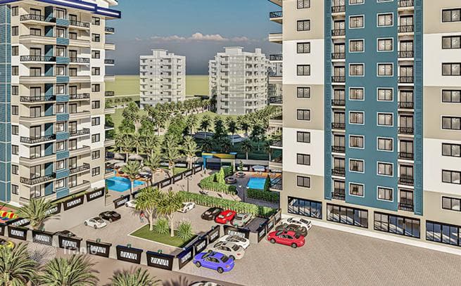 Апартаменты в современном жилом комплексе, Авсаллар, Турция, фото 4