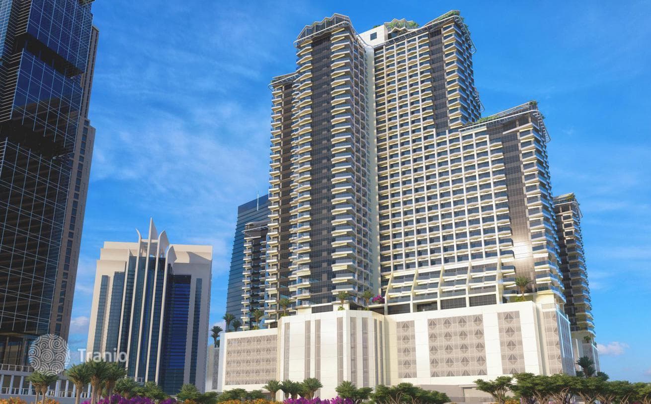 Новые квартиры «под ключ» в жилом комплексе Golf Views Seven City, район Jumeirah Lake Towers, Дубай, ОАЭ, фото 2