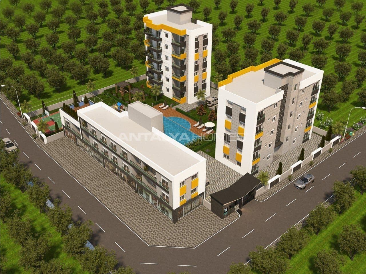 Апартаменты в Анталии, Турция, 65 м2