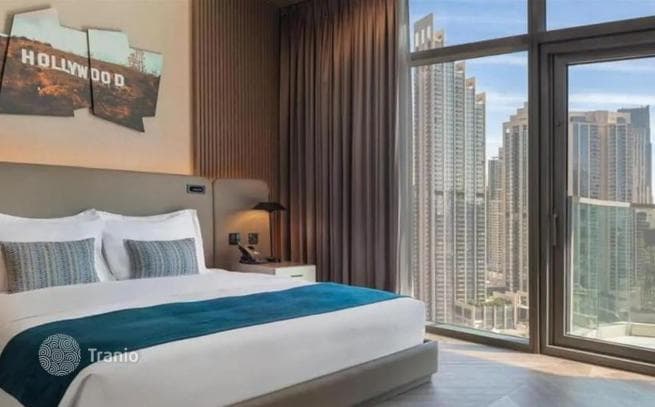 Студия с видом на канал в резиденции Paramount Tower Hotel & Residences с бассейном и спа-центром, Business Bay, Дубай, ОАЭ