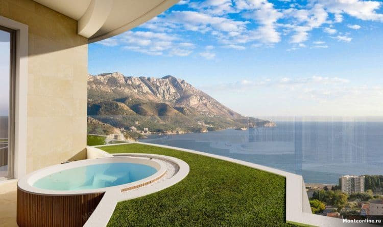 Квартира в Будве, Черногория, 40 м2