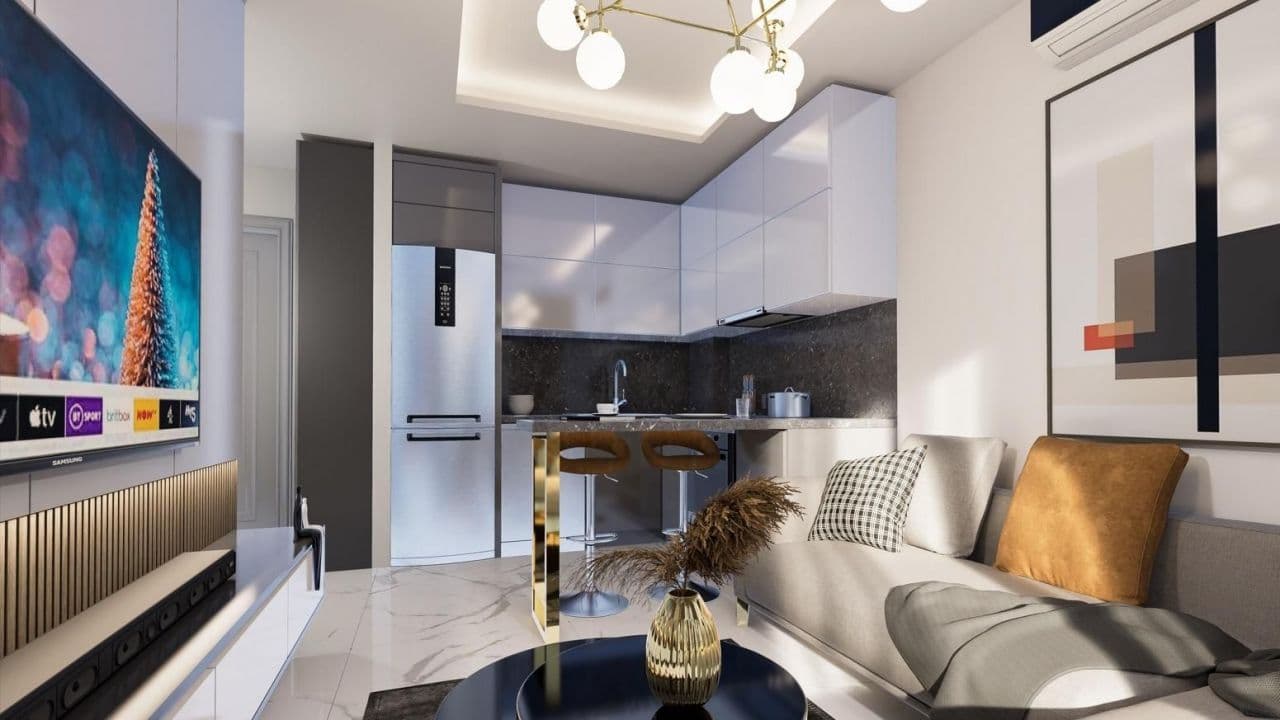 Квартира в Авсалларе, Турция, 40 м2, фото 4
