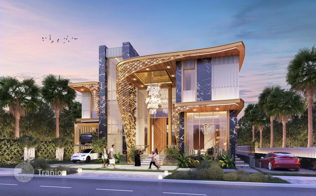 Живописная резиденция Gems Estates рядом с гольф-клубом, район Damac Hills, Дубай, ОАЭ, фото 5