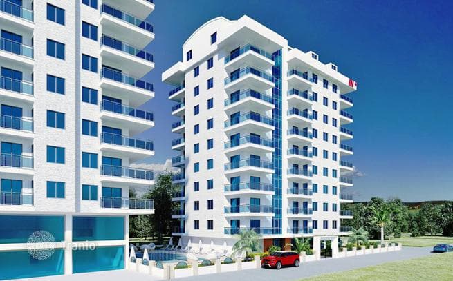 Новые апартаменты в 400 м от пляжа, Махмутлар, Анталья, Турция, фото 2