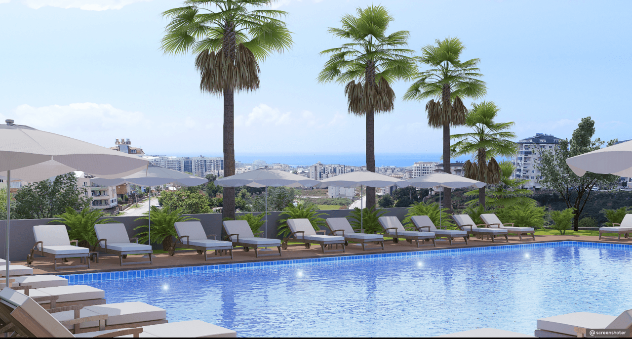 Апартаменты в Авсалларе, Турция, 52 м2, фото 5