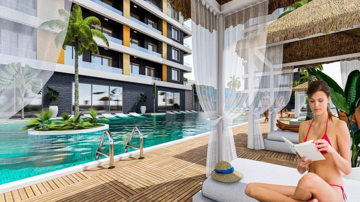 Квартира в Авсалларе, Турция, 48 м2, фото 5