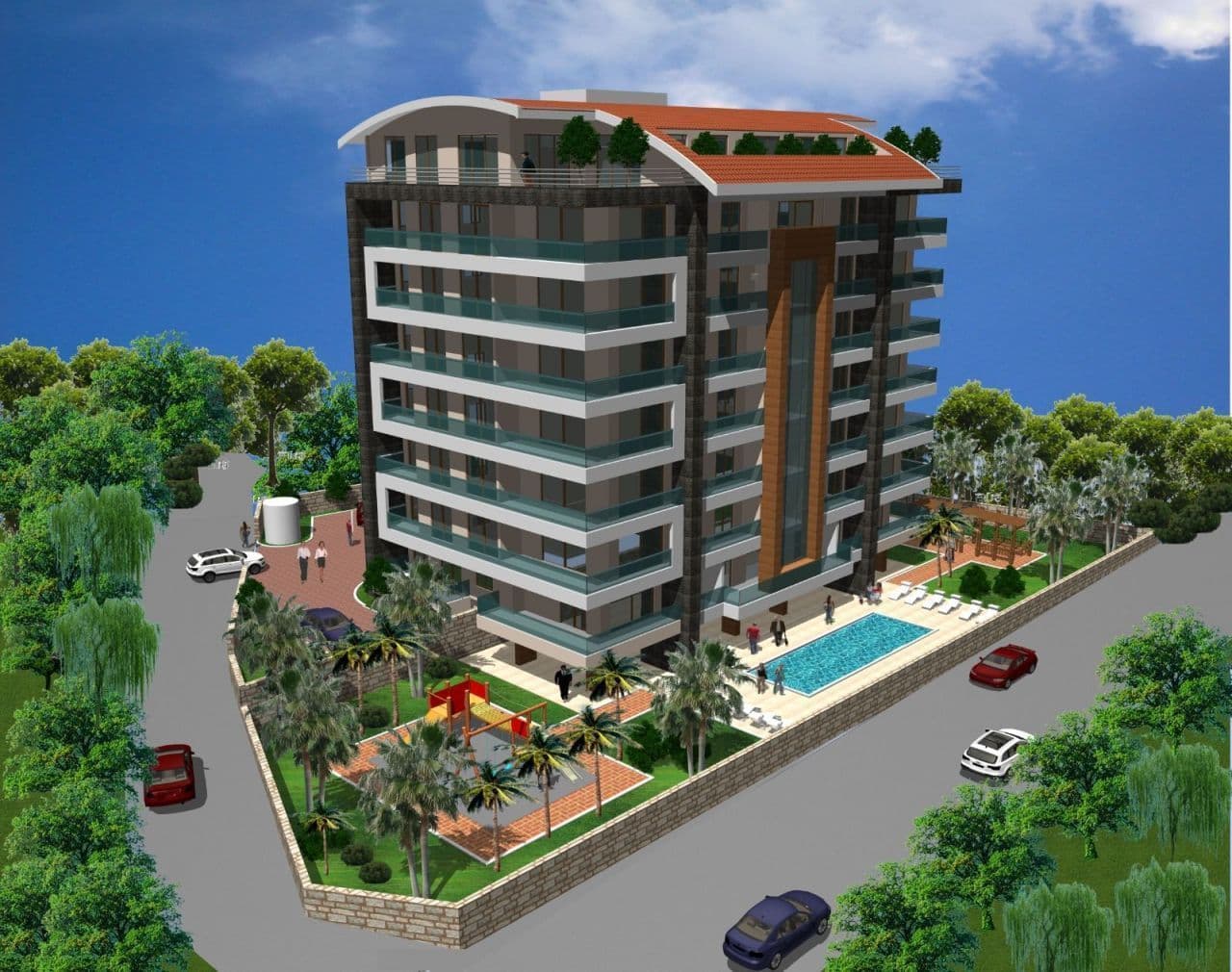 Квартира в Авсалларе, Турция, 75 м2