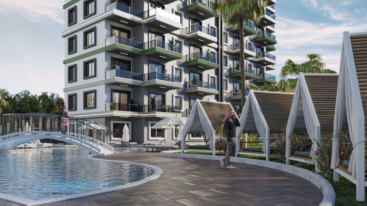 Квартира в Авсалларе, Турция, 45 м2, фото 5
