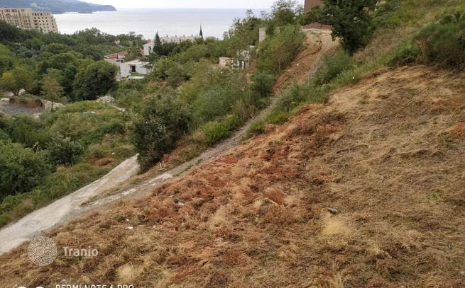 Земельный участок с видом на море под застройку в Бечичи, Будва, Черногория, фото 5