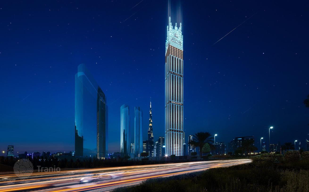 Недвижимость в гипербашне Burj Binghatti-Jacob&Co Residences, район Business Bay, Дубай, ОАЭ, фото 2