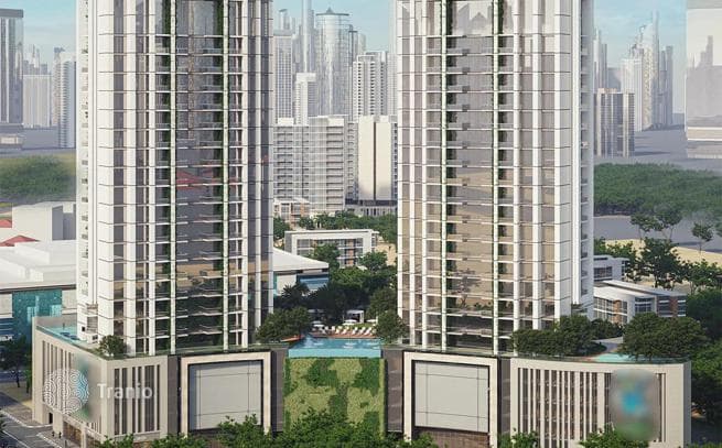 Новые апартаменты в высотной резиденции Maimoon Gardens в районе Jumeirah Village Circle, Дубай, ОАЭ, фото 5