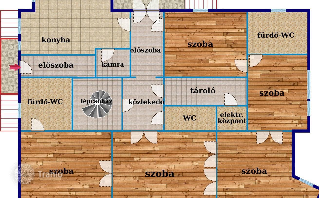 9-комнатный дом в городе 369 м² в Районе III (Обуде), Венгрия