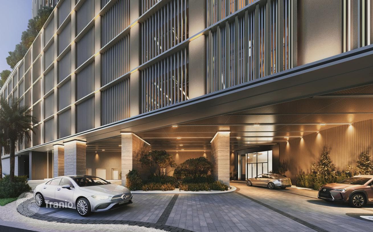 Новая высотная резиденция на берегу канала One River Point с бассейнами рядом с Бурдж Халифа, Business Bay, Дубай, ОАЭ, фото 5
