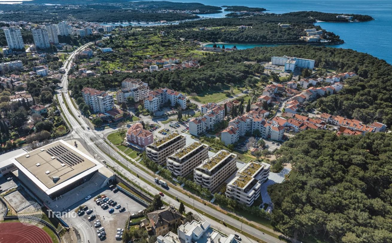 2-комнатные апартаменты в новостройке 48 м² в Пуле, Хорватия