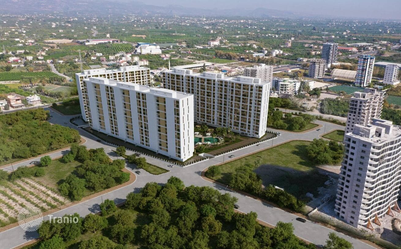 Квартиры в Шаговой Доступности от Пляжа в Мерсине, Эрдемли