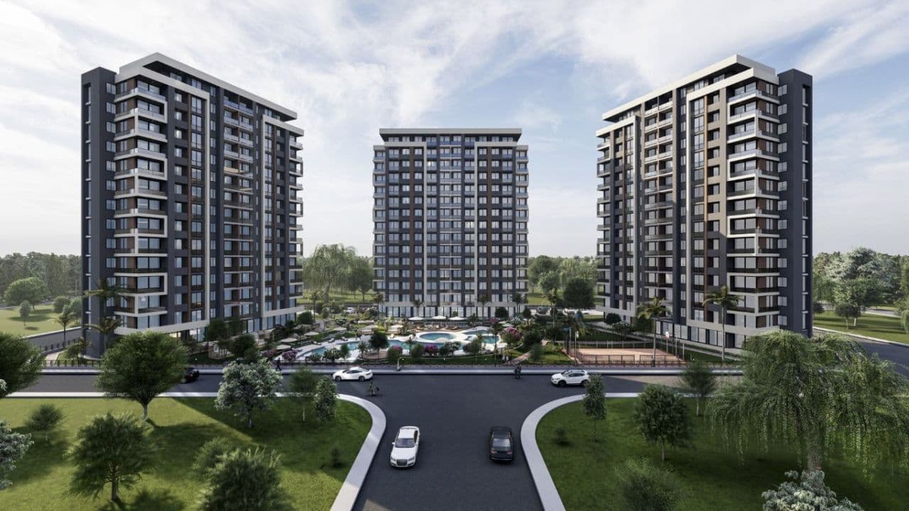 Квартира в Мерсине, Турция, 60 м2